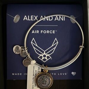 NWT Alex and Ani Air Force Bracelet